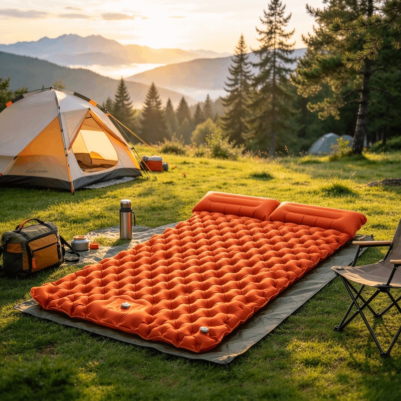 Waterproof Foldable Camping Sl - đánh giá và giá Camping Air Mattress Built In Pump