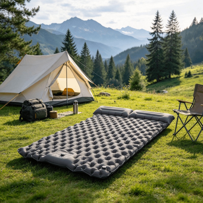 Waterproof Foldable Camping Sl - đánh giá và giá Camping Air Mattress Built In Pump