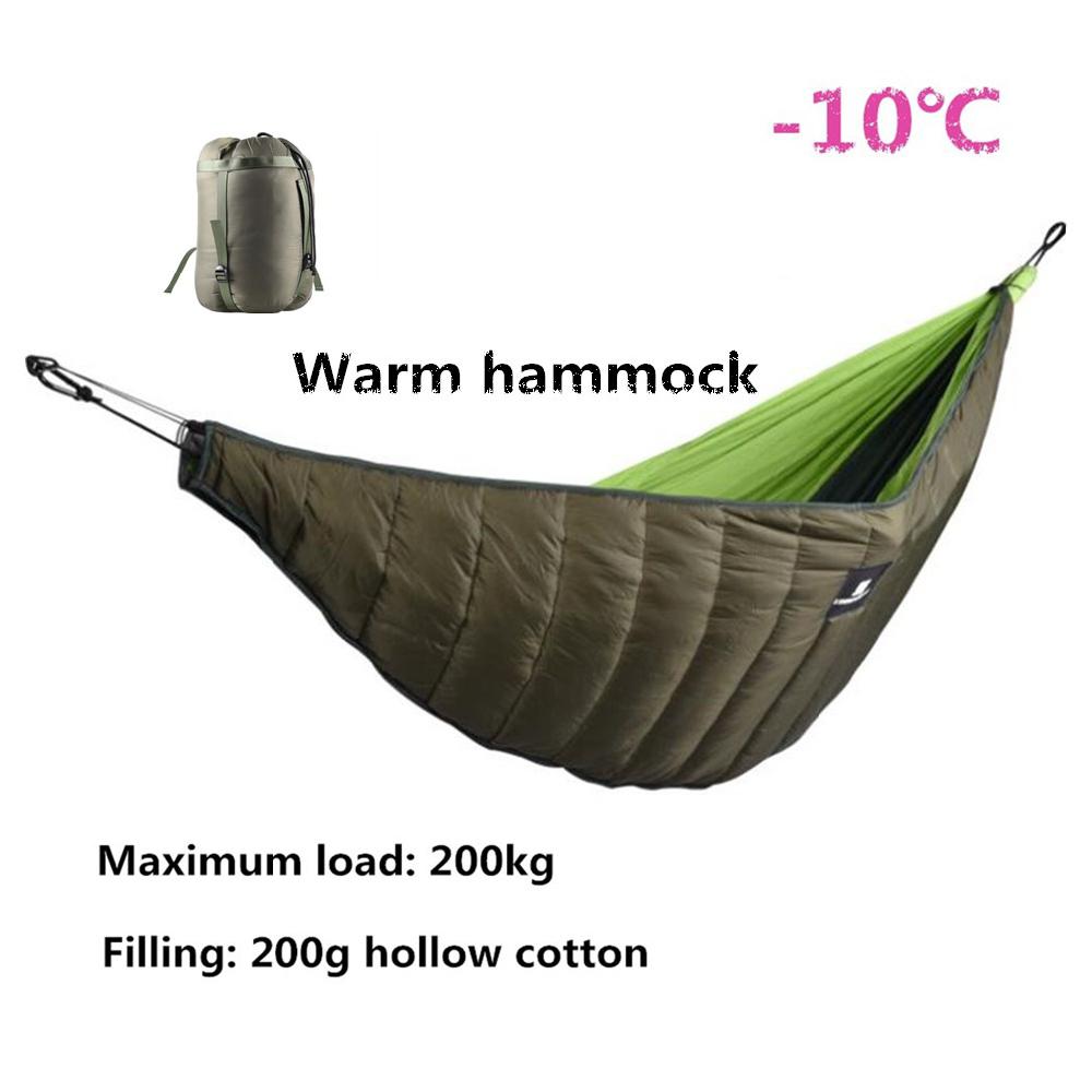 Ngoài trời Mùa Đông Ấm Túi Ngủ - đánh giá và giá Underquilt For Camping Hammock Cold Weather